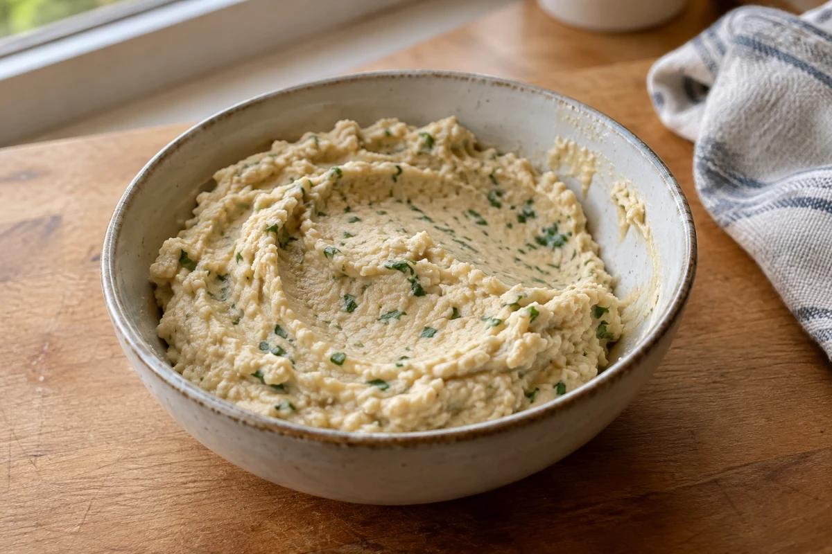 Creamy white bean dip